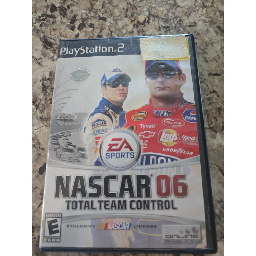NASCAR 06 Total Team Control Sony Playstation 2 PS2 Game Complete Free Ship